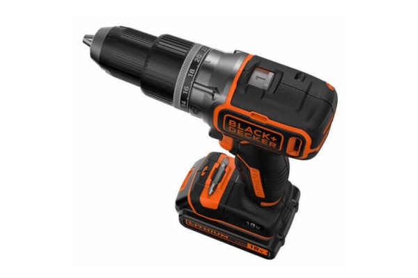 Дриль-шурупокрут акумуляторний безщітковий ударний BLACK+DECKER BL188KB