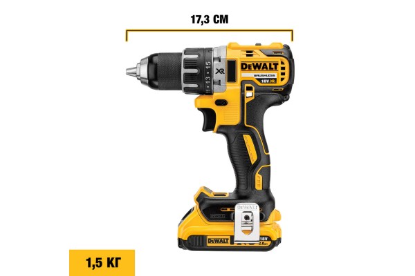 Дриль-шурупокрут акумуляторний безщітковий DeWALT DCD791NT