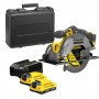 Пила циркулярна акумуляторна STANLEY FATMAX SFMCS550M2K