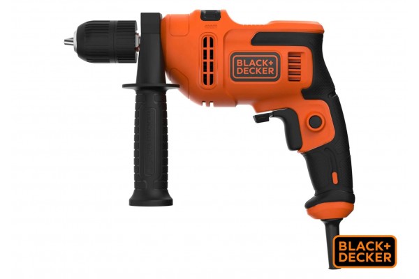 Дриль ударний мережевий Black+Decker 500 Вт 2900 об/хв 49300 уд/хв