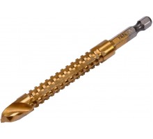 Свердло фрезерувальне по металу YATO HSS-TIN 10 x 105 мм HEX - 1/4"