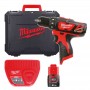 Дриль-шурупокрут MILWAUKEE M12 BDD-201C крутящий момент 30 Нм 4933479439