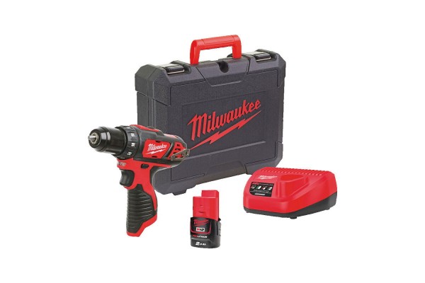 Дриль-шурупокрут MILWAUKEE M12 BDD-201C крутящий момент 30 Нм 4933479439