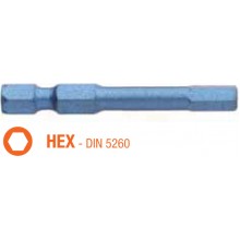 Насадка викруткова ударна BLUE SHOCK USH HEX 3 x TORSION 50 мм 5 шт