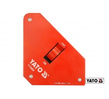 Струбцина магнітна для зварювання з перемикачем YATO 117 х 192 х 32 мм 25 кг