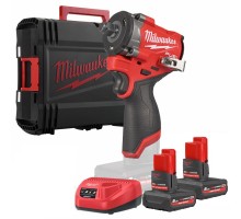 Гайковерт високомоментний MILWAUKEE 1/2\" (746 Нм) M12 FCIWF12G3-502X (+2 акумулятори, зарядний пристрій, HD кейс)