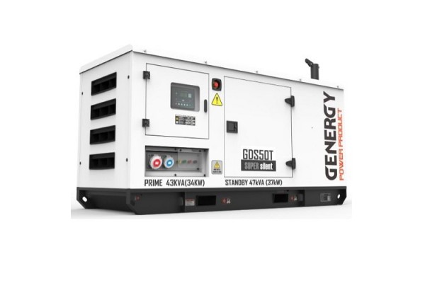 Генератор дизельний GENERGY GDS50T 37 кВт (240067090)