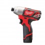 Гвинтокрут акумуляторний 1/4\" HEX MILWAUKEE, M12 BID-0, 112Нм (заміна на 4933464476)