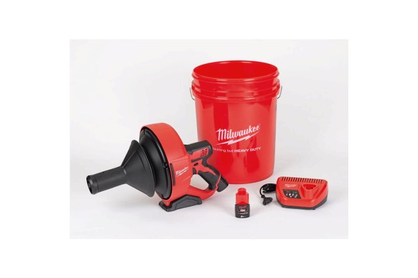 Машина прочистна акумуляторна MILWAUKEE, M12 BDC8-0C, трос 8м