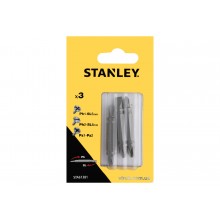 Набір насадок викруткових двосторонніх STANLEY PH1-SL5 PH2-SL6 PZ1-PZ2 48 мм 3 шт