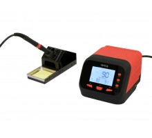 Паяльна станція мережева 110-230 V YATO; Р= 75 Вт, t°= 90-480°С, жало тип T12, LCD табло [12]