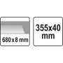 Дровокол ручний YATO ніж- 680 х 8 мм станина- 355 х 40 мм лезо- 270 мм