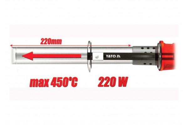 Термоніж до пінопласту мережевий YATO 220 Вт 70-450°С