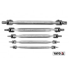 Набір ключів TORX двосторонніх на шарнірах YATO Т15-Т60 Cr-V 5 шт