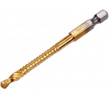 Свердло фрезерувальне по металу YATO HSS-TIN 5 x 81 мм HEX - 1/4"
