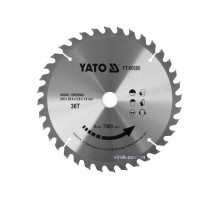 Диск пиляльний по дереву YATO 235 x 25.4 x 2.8 x 1.8 мм 36 зубців R.P.M до 7000 1/хв