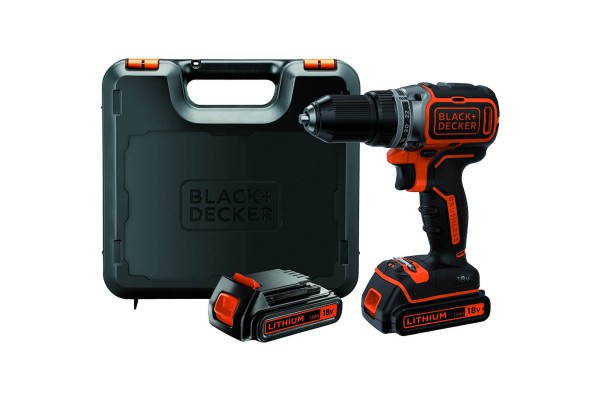 Дриль-шурупокрут акумуляторний безщітковий BLACK+DECKER BL186KB