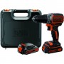 Дриль-шурупокрут акумуляторний безщітковий BLACK+DECKER BL186KB