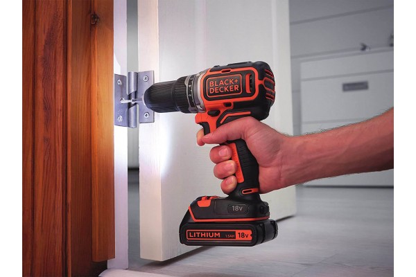 Дриль-шурупокрут акумуляторний безщітковий BLACK+DECKER BL186KB