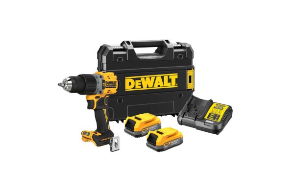 Дриль-шуруповерт акумуляторна безщіткова ударна DeWALT DCD805E2T