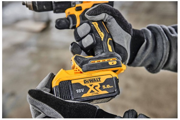 Дриль-шурупокрут акумуляторний безщітковий ударний DeWALT DCD805P2T