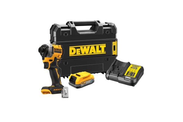 Шуруповерт ударний акумуляторний безщітковий DeWALT DCF850E1T