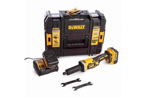 Прямошлифовальна машина акумуляторна безщіткова DeWALT DCG426P2