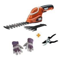 Кущоріз-ножиці акумуляторні BLACK+DECKER GSL700KIT