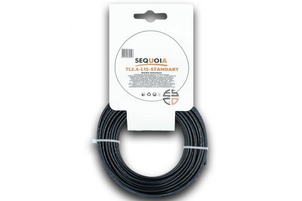 Косильна жилка SEQUOIA TL2.4-L15-Standart Косильна жилка SEQUOIA TL2.4-L15-Standart