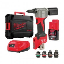 Акумуляторний заклепочник MILWAUKEE M12 BPRT-201X діаметр закл. 2,4-4,8мм 4933464405 (+ заряд.пристр