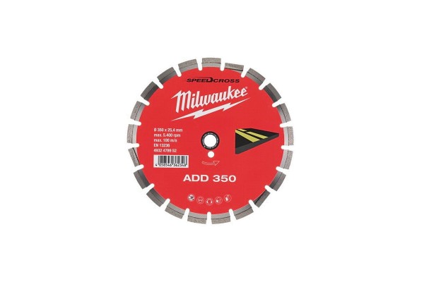 Алмазний диск ADD 350 для асфальту MILWAUKEE