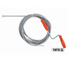 Трос для очищення каналізаційних труб YATO 6 мм x 5 м