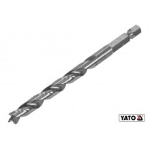 Свердло по дереву спіральне YATO Ø7 x 90/55 мм HEX 1/4" HSS 4241