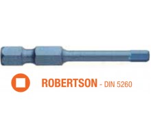 Насадка викруткова ударна BLUE SHOCK USH TORSION ROBERTSON R1 x 50 мм 5 шт