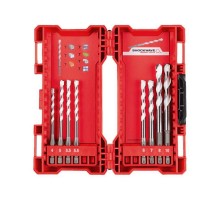 Універсальні свердла Multi Material Shockwave діам. 4 - 10 мм Milwaukee 4932471113, хвостовик 1/4 дю