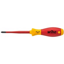 Викрутка діелектрична Wiha Soft Finish Slim Fix VDE PH2х100 мм (W35394)