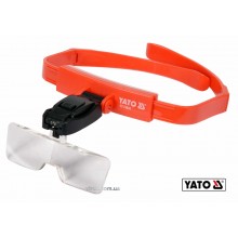 Лінза на голову з підсвіткою YATO 2 LED 5 шт з кратністю 1х, 1.5х, 2х, 2.5х, 3.5х