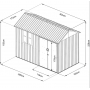 Садовий будиночок HECHT 6X10 NORD