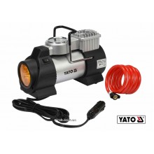 Компресор автомобільний YATO 12 В 180 Вт 40 л/хв 1 Mпа + шланг 1 м + насадки + мішок