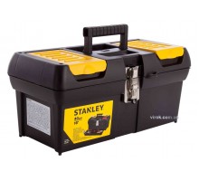 Ящик для інструментів пластиковий STANLEY 41 х 20 х 18.5 см з 2 органайзерами і лотком і металевими замками