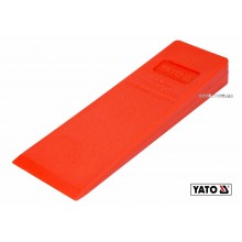 Клин для розколювання дерев пластиковий YATO 245 x 85 x 30 мм 315 г