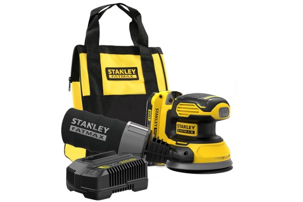 Шліфмашина ексцентрикова акумуляторна безщіткова STANLEY FATMAX SFMCW220D1S