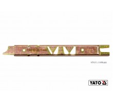 Шаблон для заточування обмежувача глибини зубів ланцюгів YATO 150 х 13 х 1 мм 0.65 мм кут 10°/30°/35°