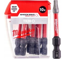 Біта SHOCKWAVE MILWAUKEE, TX20, 50мм, (10шт)