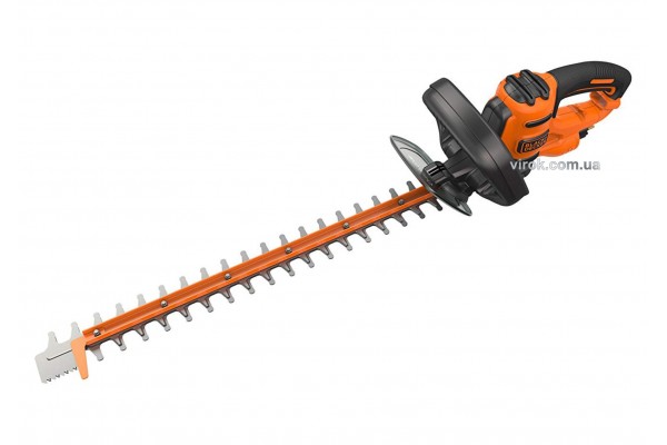 Кущоріз мережевий Black+Decker 500 Вт полотно 55 cм крок зубця 22 мм Кущоріз мережевий Black+Decker 500 Вт полотно 55 cм крок зубця 22 мм