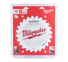 Диск пиляльний PFTE MILWAUKEE, O235х30х2,4мм, 24 зуб.