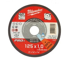 Диск відрізний по металу MILWAUKEE, SCS 41/125х1 PRO+, 125мм