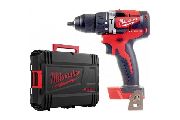 Дриль-шурупокрут з ударом акумуляторний MILWAUKEE, M18 CBLPD-0, 60Нм