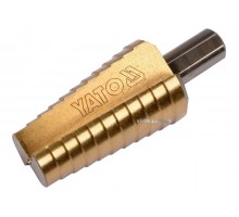 Свердло по металу конусне ступінчасте YATO HSS 4241 20-30 мм 75/54 мм
