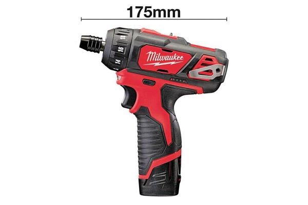 Шуруповерт мом. 30 Нм, MILWAUKEE M12 BD-0 4933441910